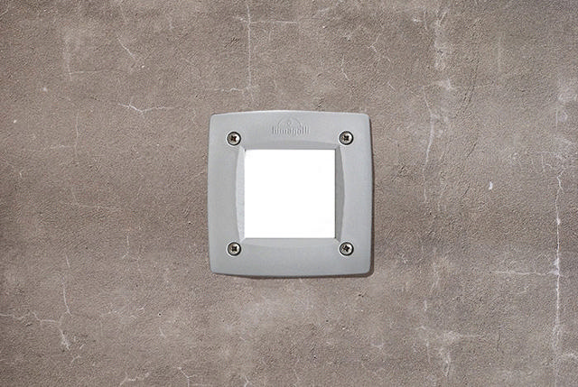 FUMAGALLI 'LETI100' RECESSED WALL LIGHT SQUARE 1xGX53 4000K IP66 