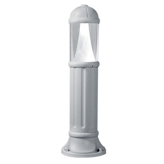 FUMAGALLI 'SAURO' POST LIGHT 1xGX53 LED 10W 4000K IP55 GREY CLEAR