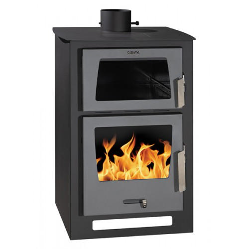 SYRIOS WOOD STOVE CAST STEEL 57X55.5X91CM