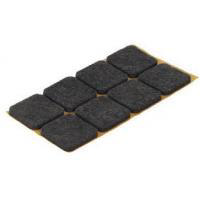 P W 10PCS 20x20mm SET FELTS BROWN