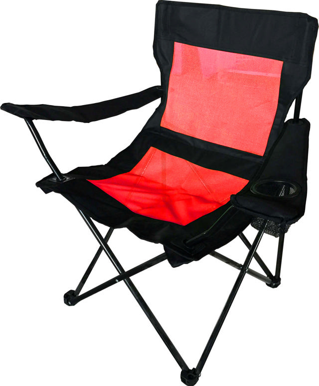 DOLFIN FOLDING BEACH CHAIR 85X53X81CM RED