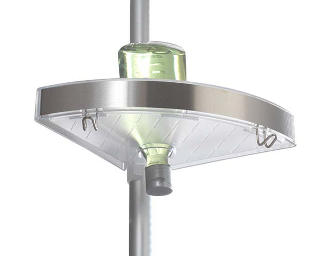 WENKO S/S TELESCOPIC SHOWER CORNER PREMIUM