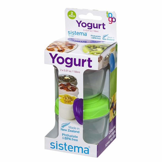 SISTEMA TO GO YOGURT BOWL 2PCS 150ML