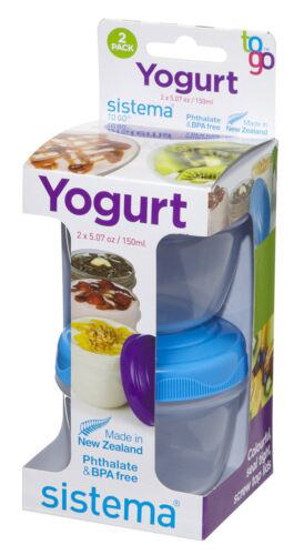 SISTEMA TO GO YOGURT BOWL 2PCS 150ML