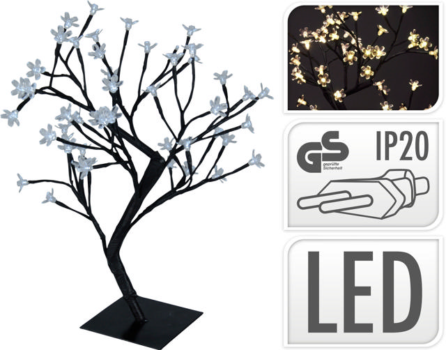 BLOSSOM TREE 45CM WHITE LED