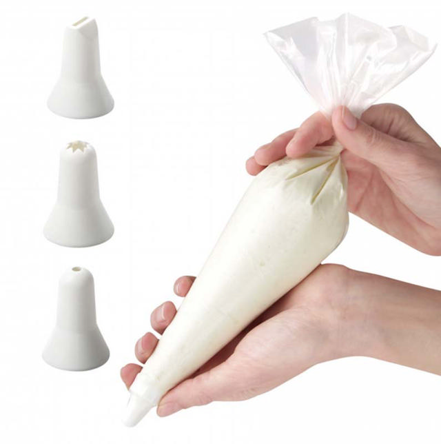 ZENKER PASTRY BAGS 20PCS + 3 NOZZLES