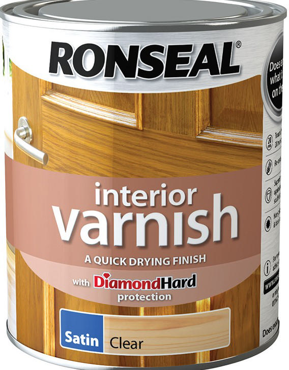 RONSEAL® ΕΣΩΤΕΡΙΚΟ ΒΕΡΝΙΚΙ ΓΡΗΓΟΡΟ ΣΤΕΓΝΩΜΕΝΟ ΣΚΛΗΡΟ ΣΑΤΕΝ ΔΙΑΦΑΝΕΣ 0.75L