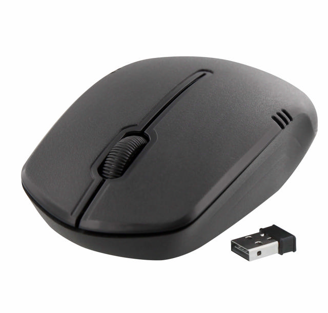 TNB CLICKY WIRELESS OPTICAL MOUSE BLACK