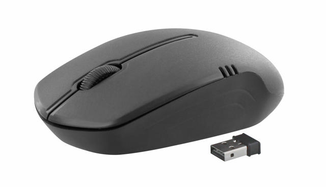 TNB CLICKY WIRELESS OPTICAL MOUSE BLACK