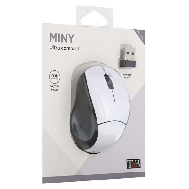 TNB MINI ULTRA WIRELESS OPTICAL MOUSE WHITE