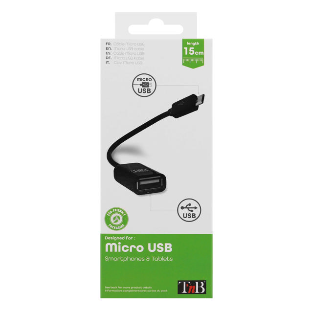 TNB MICRO USB OTG TO USB 2.1 ADAPTER