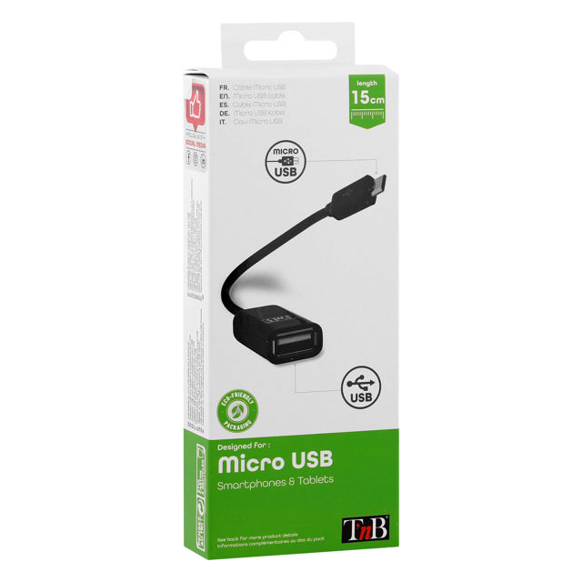 TNB MICRO USB OTG TO USB 2.1 ADAPTER