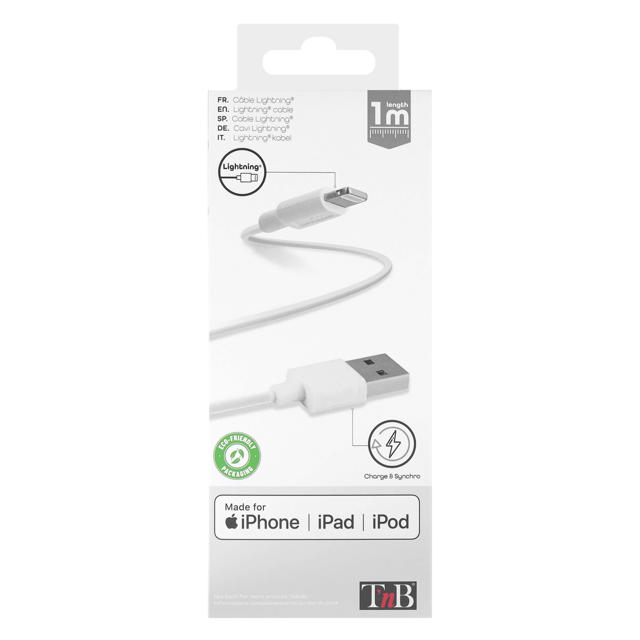 TNB LIGHTNING CABLE IPHONE 5 1M