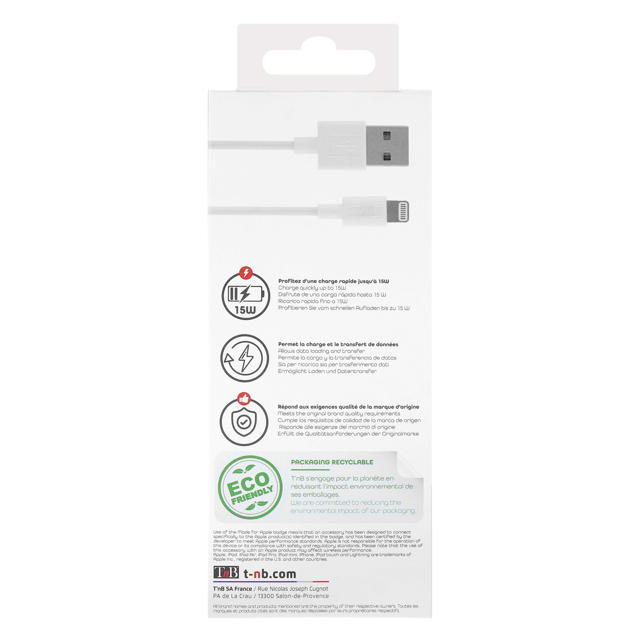 TNB LIGHTNING CABLE IPHONE 5 1M