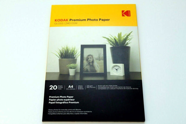 KODAK A4 PREMIUM ΦΩΤΟΧΑΡΤΙ ΓΥΑΛΙΣΤΟ 240GR 20 SHEETS