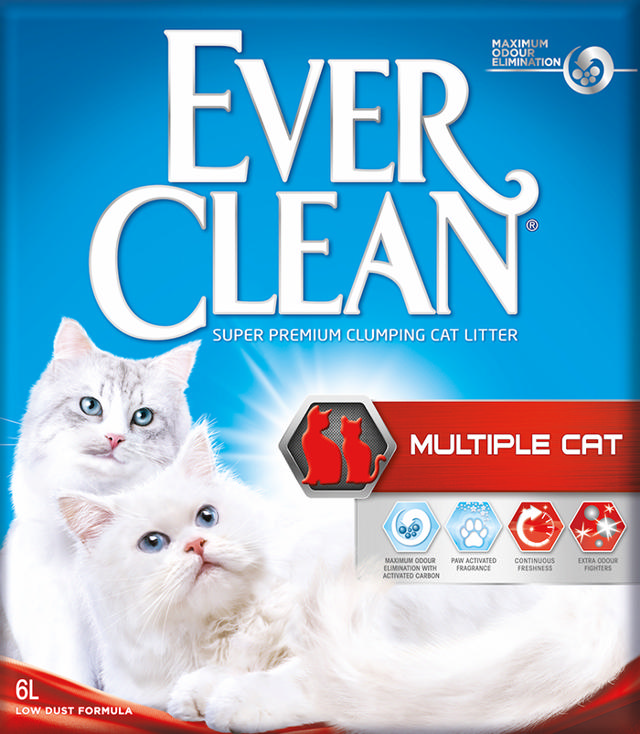 EVER CLEAN CAT LITTER MULTIPLE CAT 6L