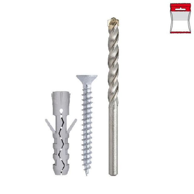 FRIULSIDER SCREW WITH PLUG 10X50 4PCS