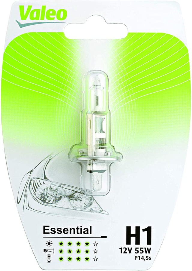 VALEO ΛΑΜΠΑ H1 ESSENTIAL 12V 55W BLISTER x 1