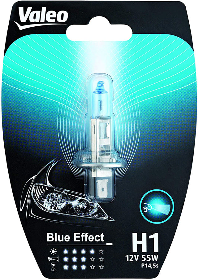 VALEO BULB H1 BLUE EFFECT 12V