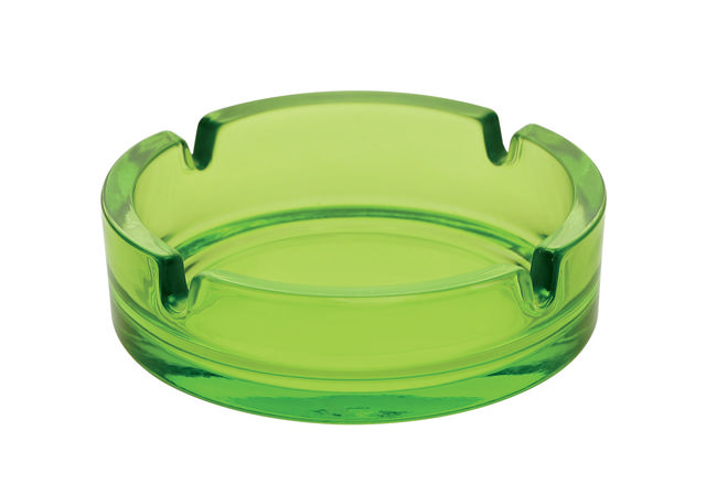 UNIGLASS ASHTRAY SCOTCH GREEN 10,5CM