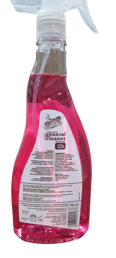 BIEN SPRAY GENERAL CLEANER ROSE 750ML