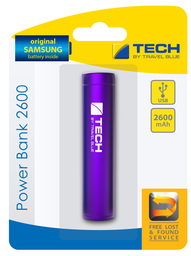 TRAVEL BLUE POWER BANK 