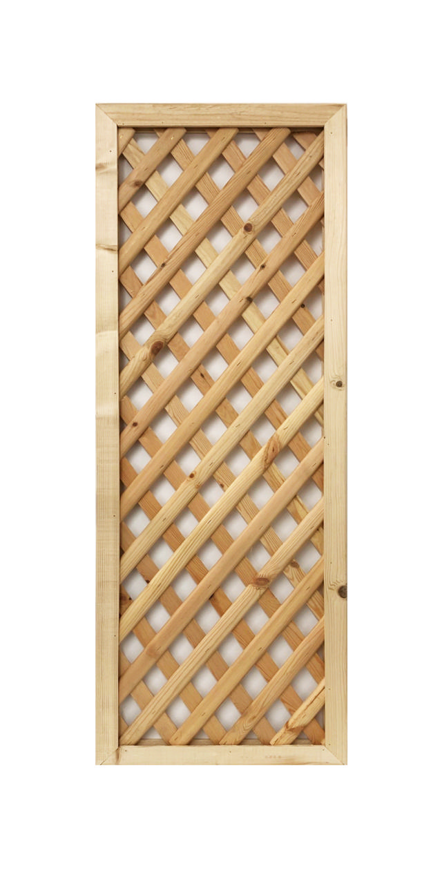 FOREST FRAMED PINE LATTICE 186X86X3.4CM