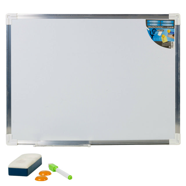 WHITE BOARD WITH ACCESSORIES 60.5X4X45.5CM