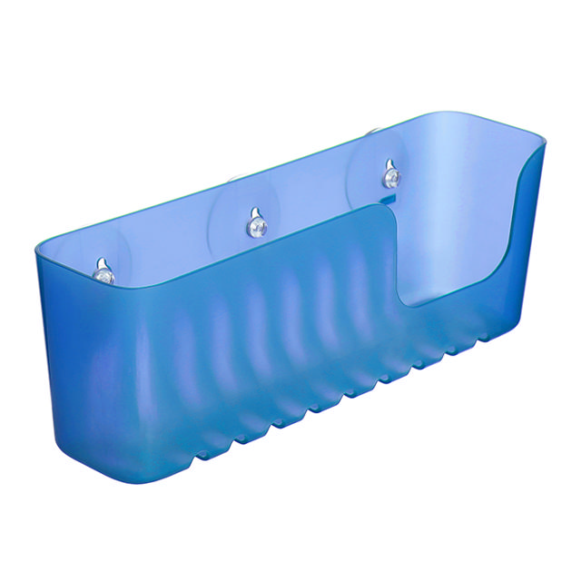 TATAY LARGE CORNER BASKET SUCTION BLUE