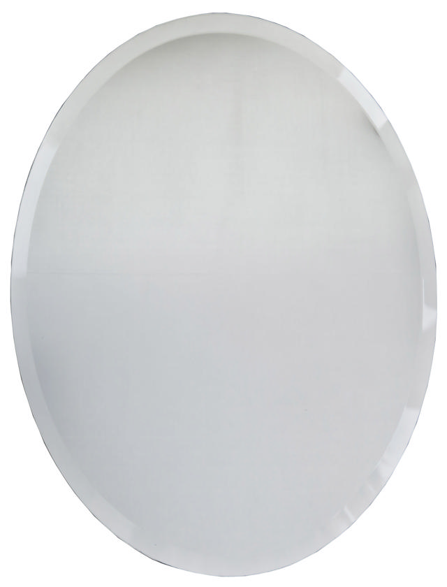 TITAN OVAL MIRROR-BIJOUTE 50X40X0,5CM