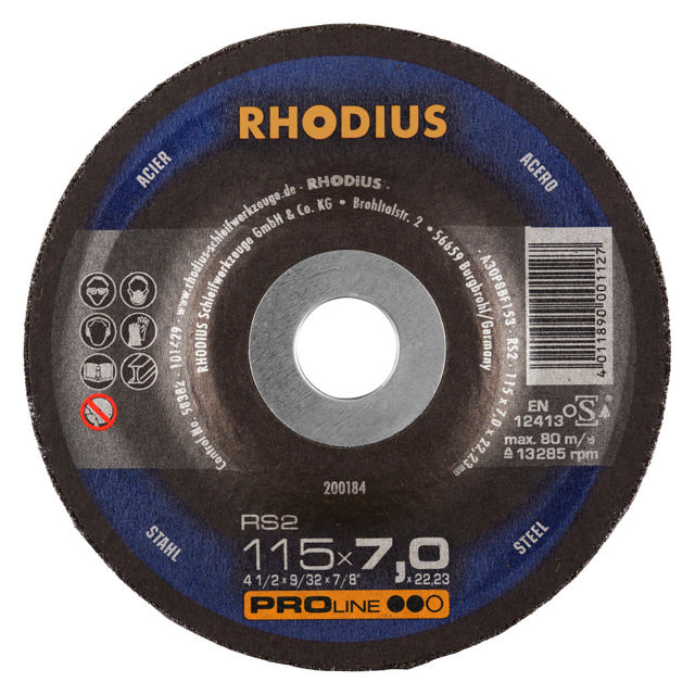 ΔΙΣΚΟΣ ΛΕΙΑΝΣΗΣ RHODIUS RS2 115X7MM