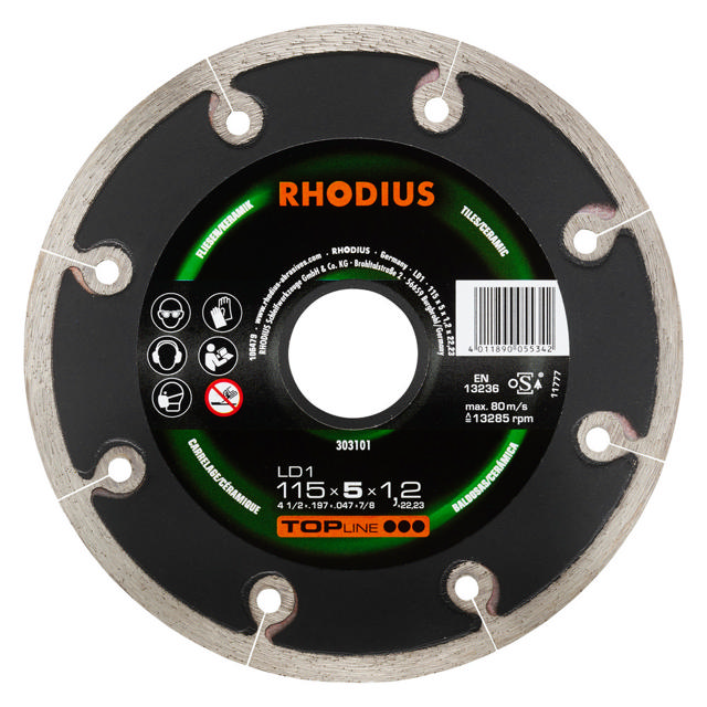 RHODIUS DIAMOND DISC LD1 115MM