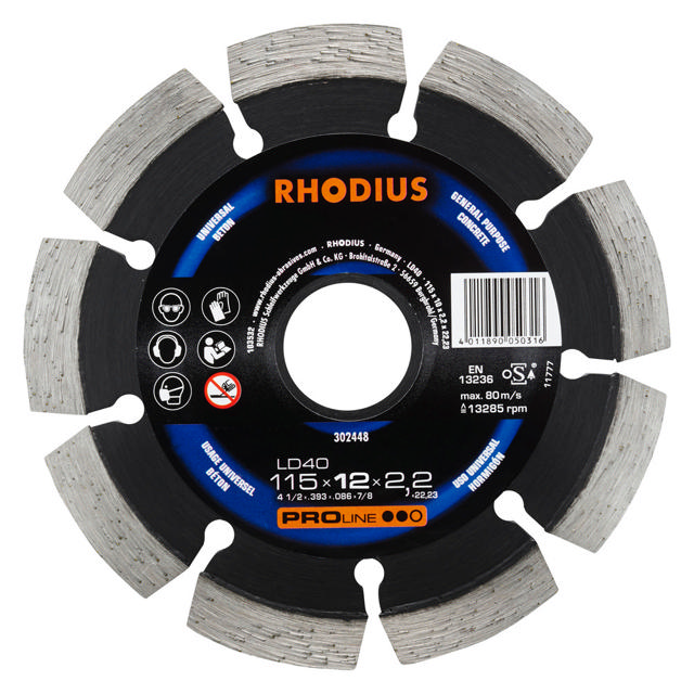 RHODIUS DIAMOND DISC LD40 115MM