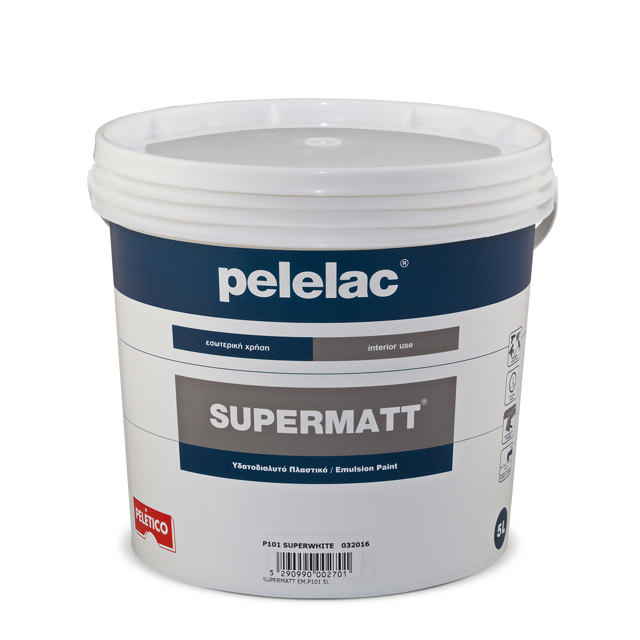 PELELAC SUPERMATT® EMULSION ΣΟΥΠΕΡ ΛΕΥΚΟ P101 9L