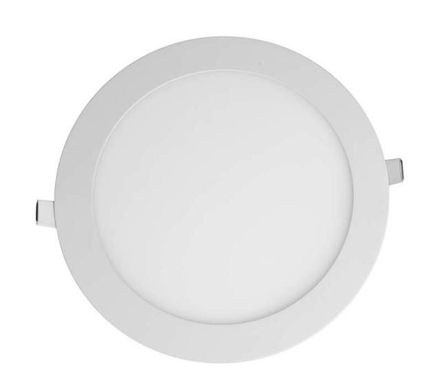 J&C LED 18W RECESSED ROUND PANEL 6500K Ø225MM 