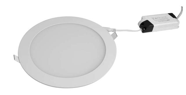 J&C LED 18W RECESSED ROUND PANEL 6500K Ø225MM 