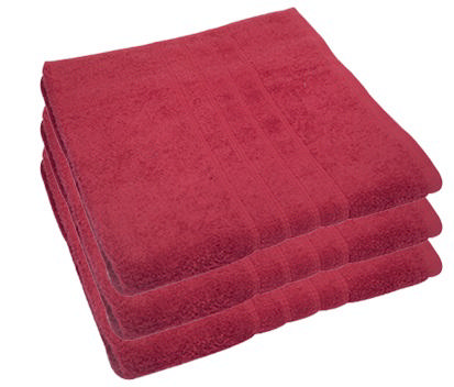 FACE TOWEL 48X85CM MAROON 500GR