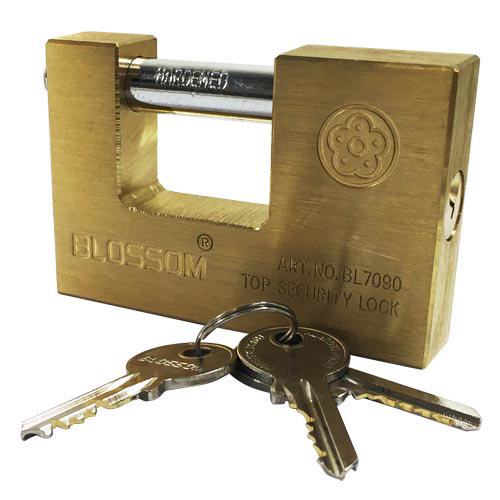 BLOSSOM STRAIGHT SHACKLE PADLOCK 60mm