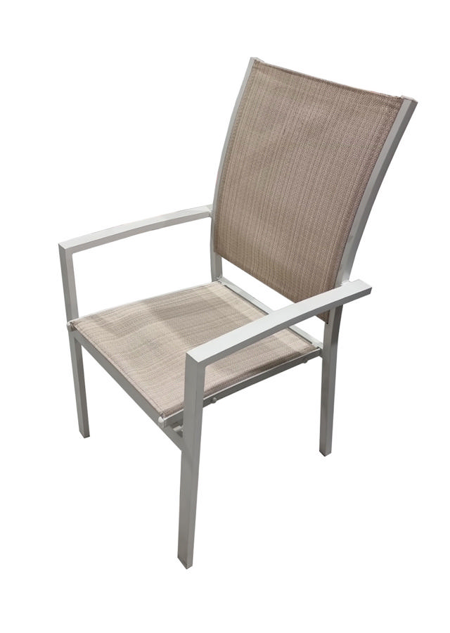 ALEXIA OUTDOOR CHAIR 61X57X96CM BEIGE