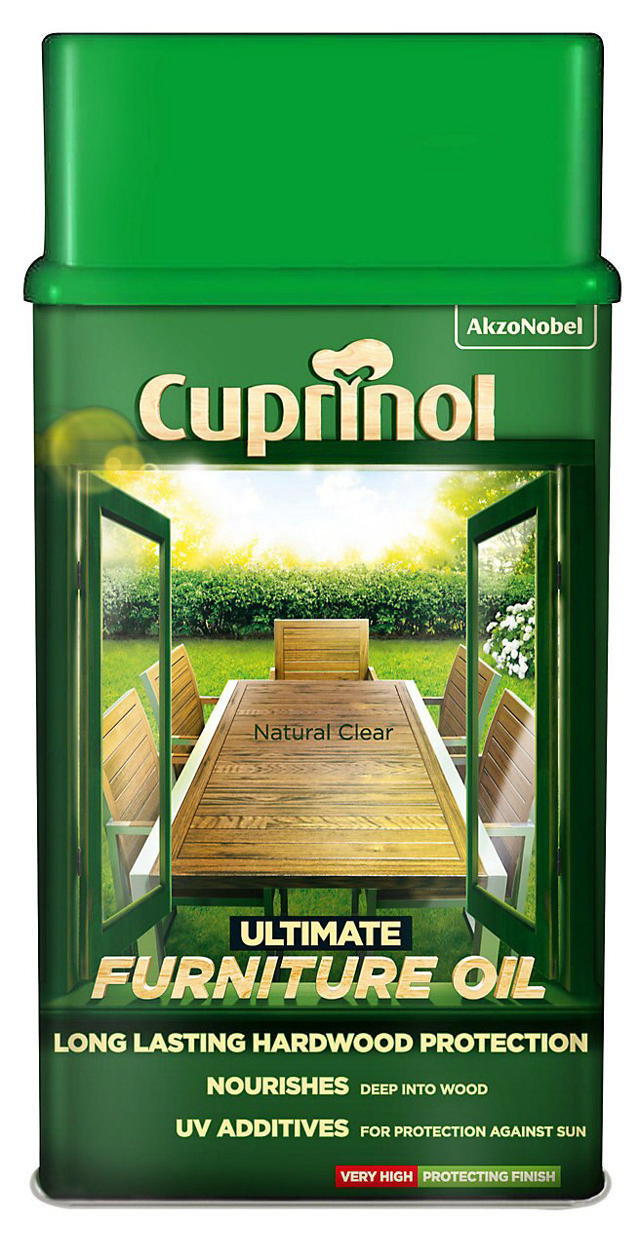 CUPRINOL HARDWOOD GARDEN FURNITURE OIL 1L