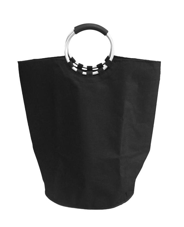 LAUNDRY BAG BLACK 36X50CM