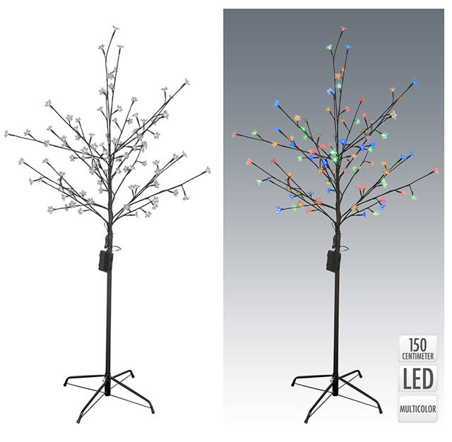 TREE 150CM 96 LED MULTI BO