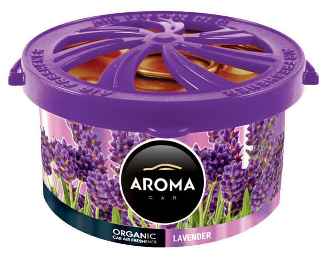 AROMA CAR FRESHENER ORGANIC LAVENDER