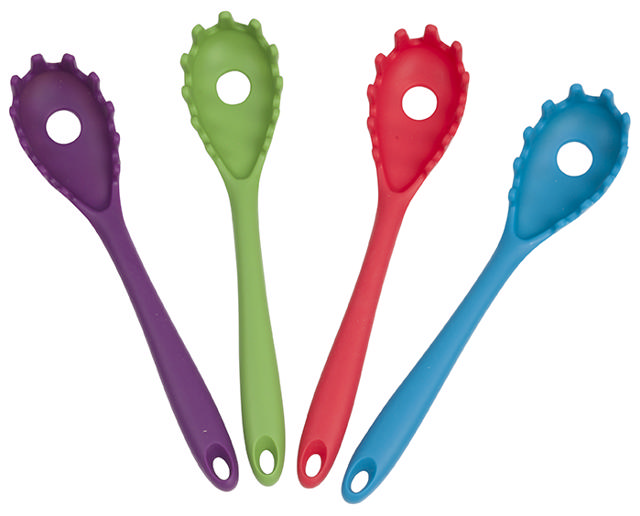 SPAGHETTI SPOON 27CM 4 ASSORTED COLORS