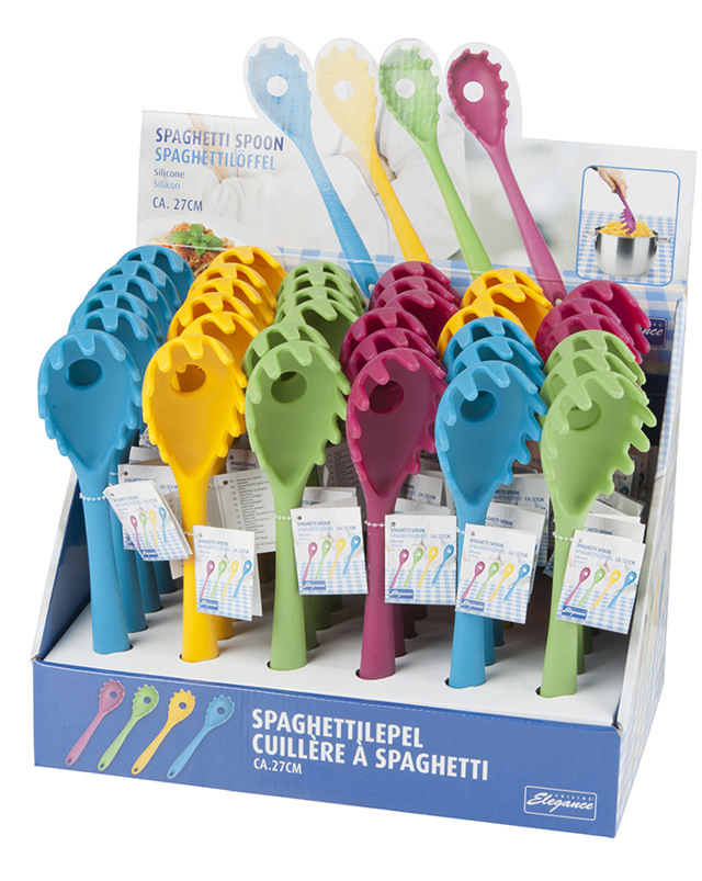 SPAGHETTI SPOON 27CM 4 ASSORTED COLORS