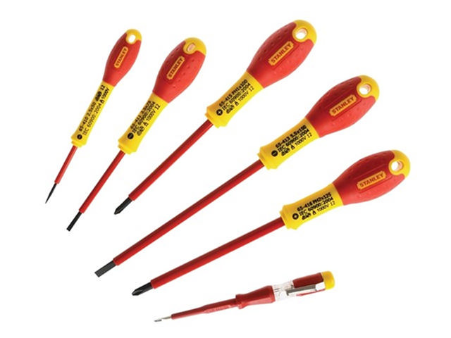 STANLEY STA065441 FATMAX INSULATED SCREWDRIVER SET 6 PIECE