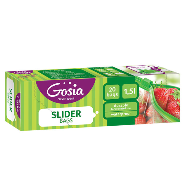 GOSIA SLIDER BAGS1.5L-20PCS