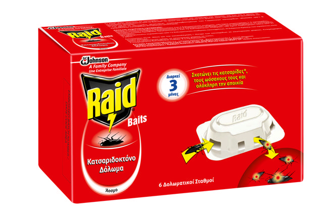 RAID ROACH BAITS 6PCS