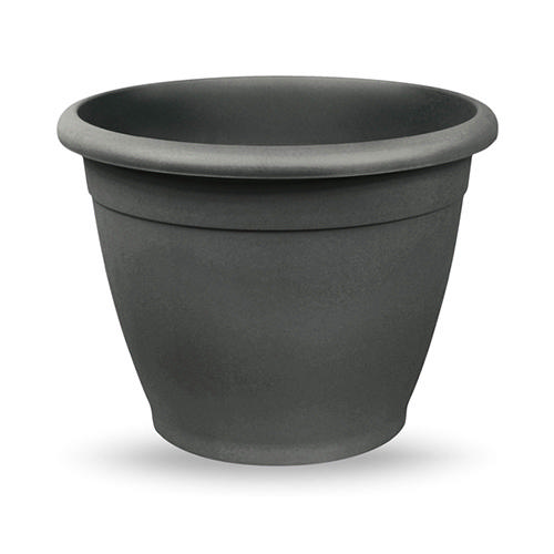 VECA PLASTIC POT ROUND 30X22CM ANTHRACITE