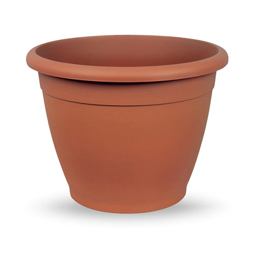 VECA PLASTIC POT ROUND 46X33CM TERRACOTTA